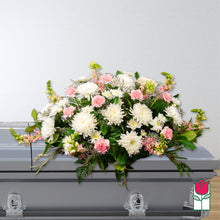 Load image into Gallery viewer, Pink & White Casket Spray