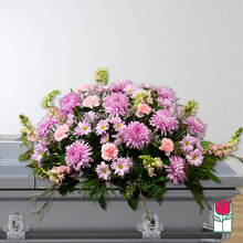 Load image into Gallery viewer, Pink & Lavender Casket Spray