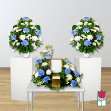 Load image into Gallery viewer, Blue & White Urn Spray