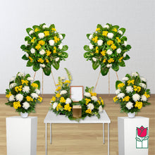 Load image into Gallery viewer, Yellow &amp; White Urn Spray
