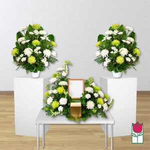 Green & White Floral Package (Set A)